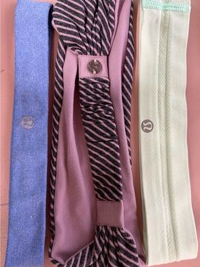 Bundle of three lululemon headbands